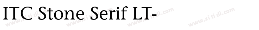 ITC Stone Serif LT字体转换